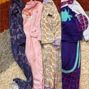 Four pack Long sleeve pajamas